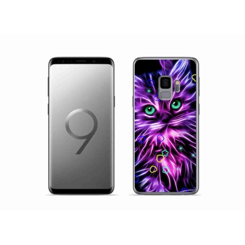 Gelový kryt mmCase na mobil Samsung Galaxy S9 - abstraktní kočka