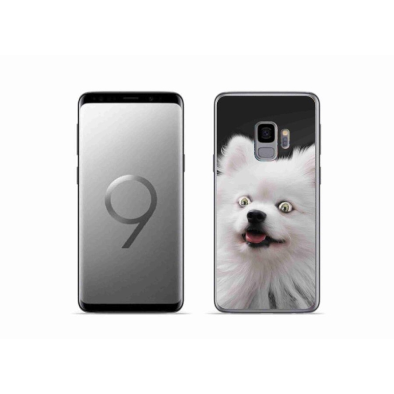 Gelový kryt mmCase na mobil Samsung Galaxy S9 - bílý špic