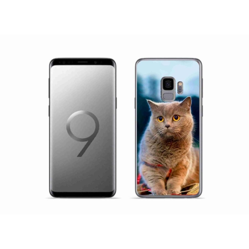 Gelový kryt mmCase na mobil Samsung Galaxy S9 - britská modrá 2