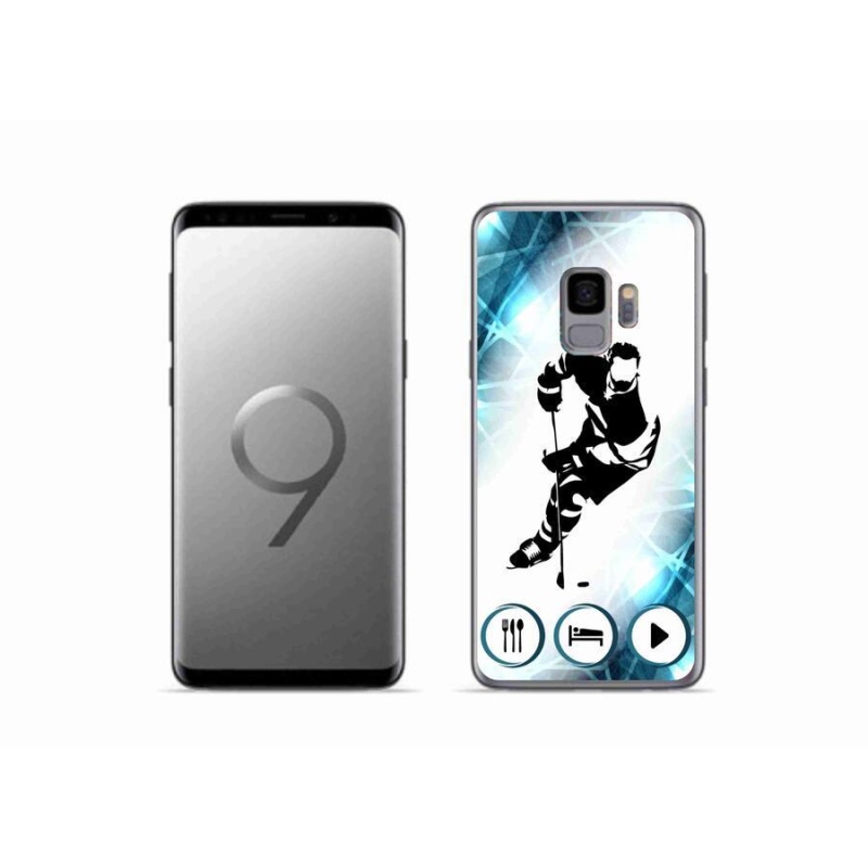 Gelový kryt mmCase na mobil Samsung Galaxy S9 - hokej 1