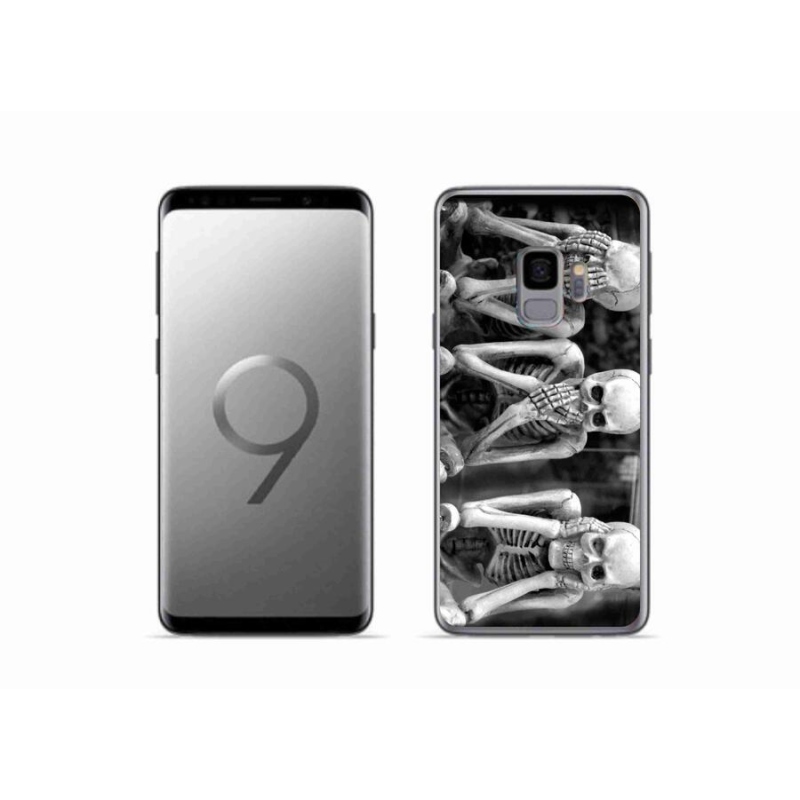 Gelový kryt mmCase na mobil Samsung Galaxy S9 - kostlivci