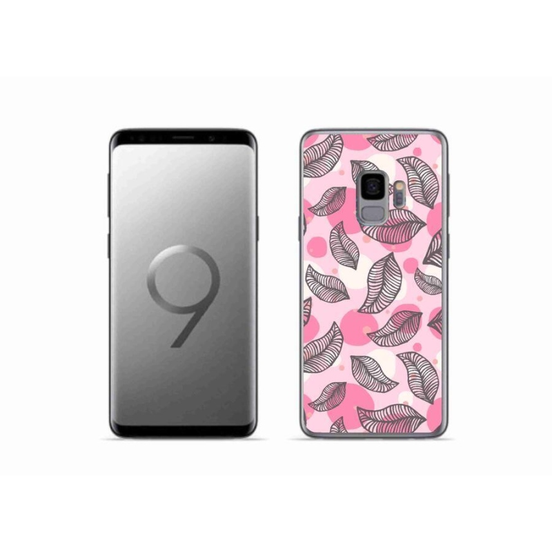 Gelový kryt mmCase na mobil Samsung Galaxy S9 - kreslené padající listy