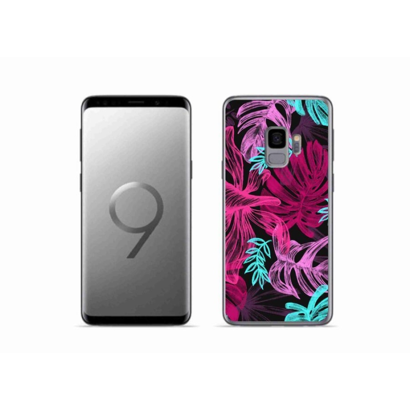 Gelový kryt mmCase na mobil Samsung Galaxy S9 - květiny 1
