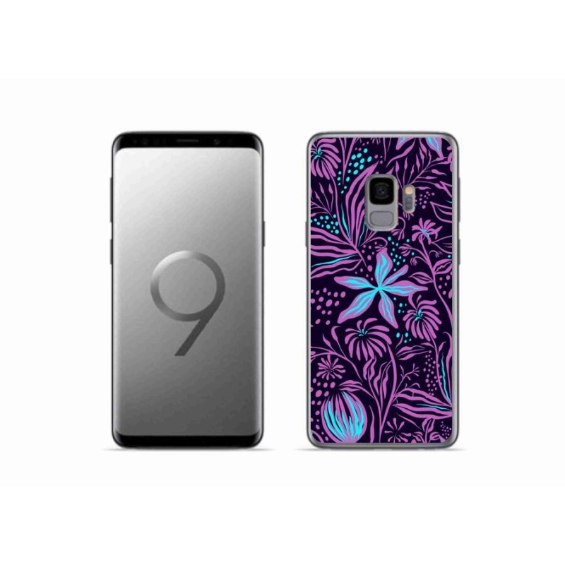 Gelový kryt mmCase na mobil Samsung Galaxy S9 - květiny 2
