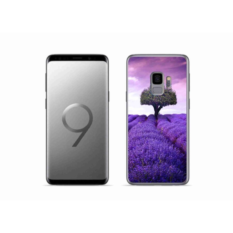 Gelový kryt mmCase na mobil Samsung Galaxy S9 - levandulová louka