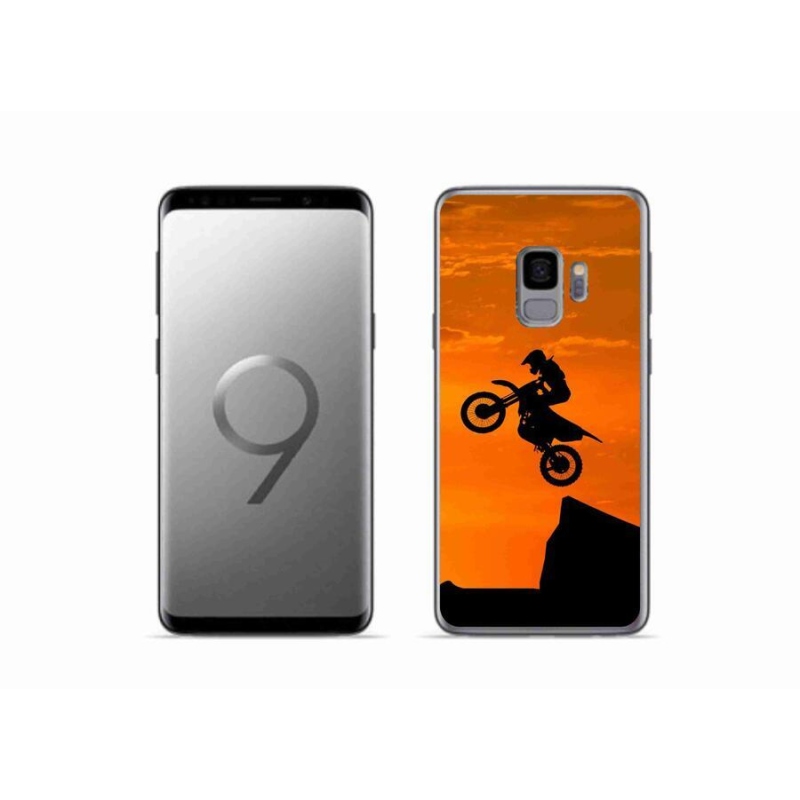 Gelový kryt mmCase na mobil Samsung Galaxy S9 - motocross