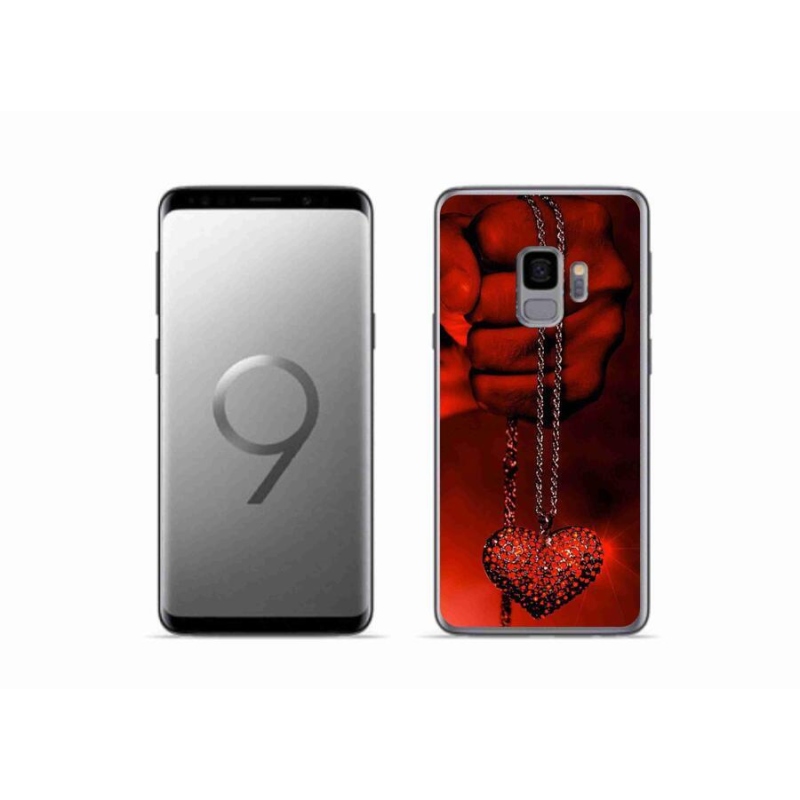 Gelový kryt mmCase na mobil Samsung Galaxy S9 - náhrdelník