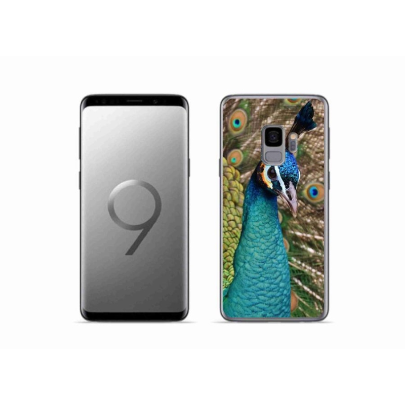 Gelový kryt mmCase na mobil Samsung Galaxy S9 - páv