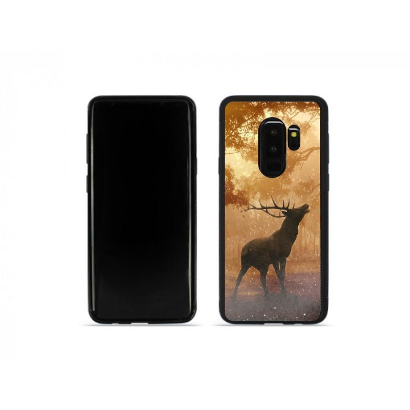 Gelový kryt mmCase na mobil Samsung Galaxy S9 Plus - jelen v říji