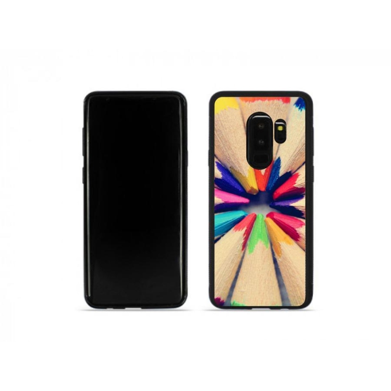 Gelový kryt mmCase na mobil Samsung Galaxy S9 Plus - pastelky