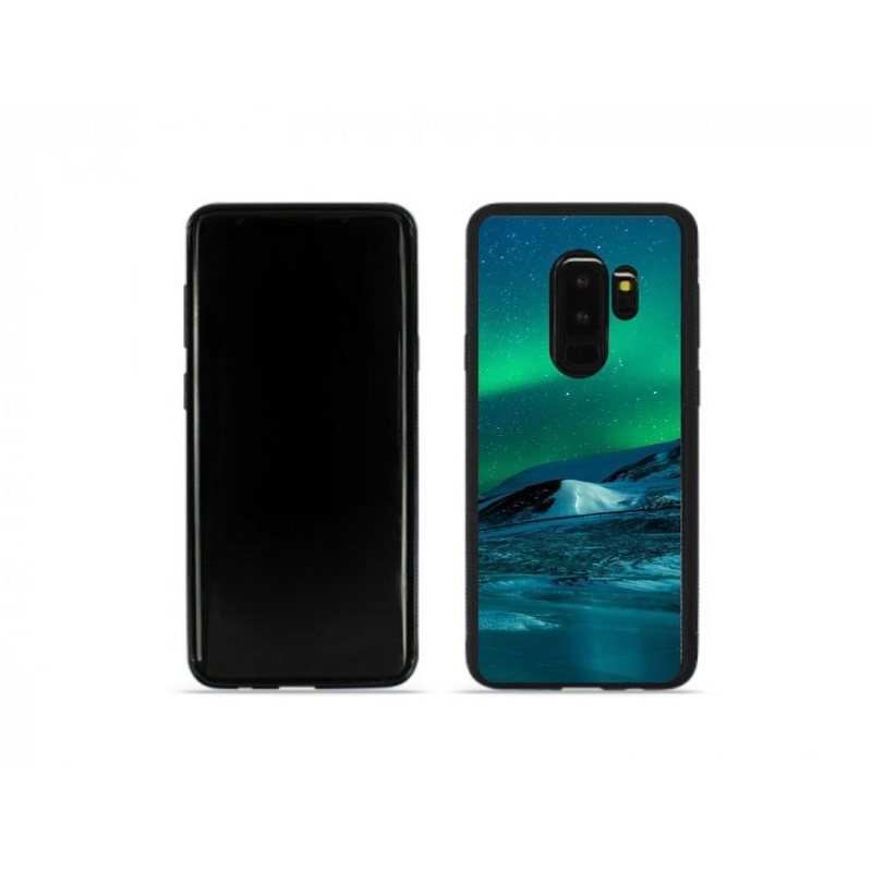 Gelový kryt mmCase na mobil Samsung Galaxy S9 Plus - polární záře