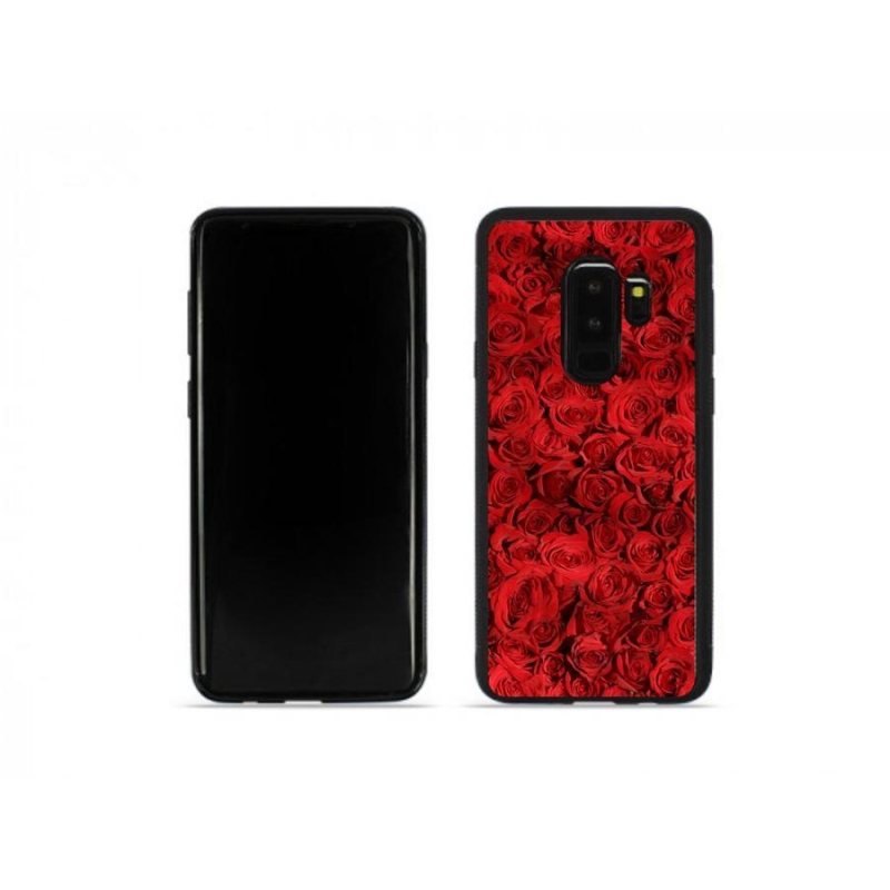 Gelový kryt mmCase na mobil Samsung Galaxy S9 Plus - růže