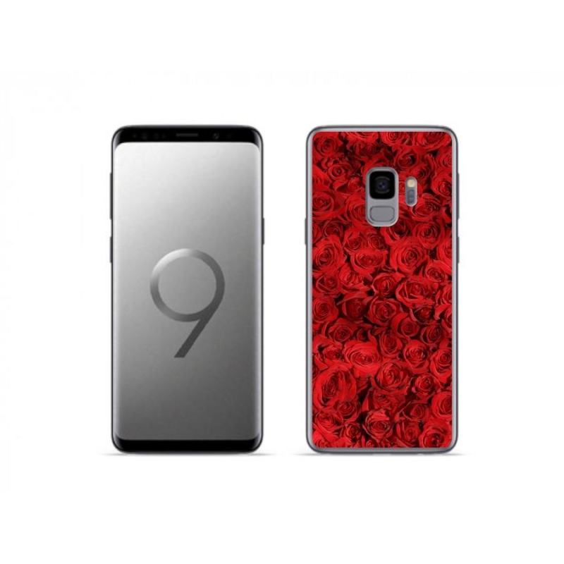 Gelový kryt mmCase na mobil Samsung Galaxy S9 - růže