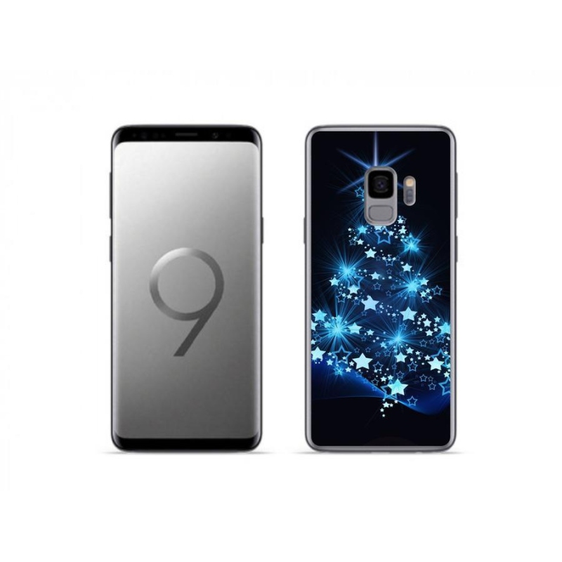 Gelový kryt mmCase na mobil Samsung Galaxy S9 - vánoční stromek