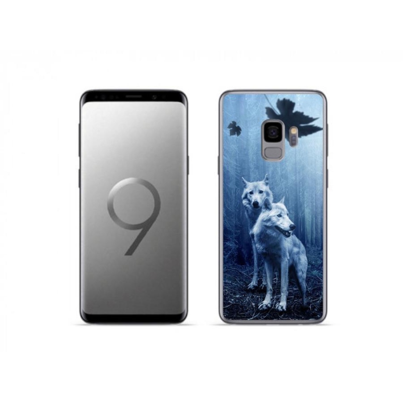 Gelový kryt mmCase na mobil Samsung Galaxy S9 - vlci v lese