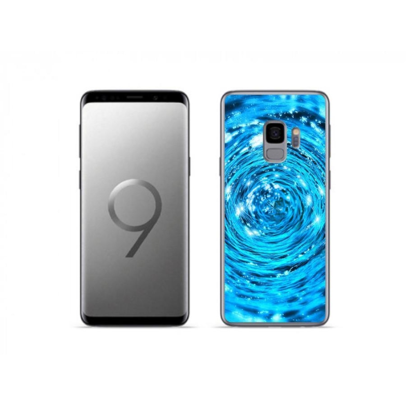 Gelový kryt mmCase na mobil Samsung Galaxy S9 - vodní vír