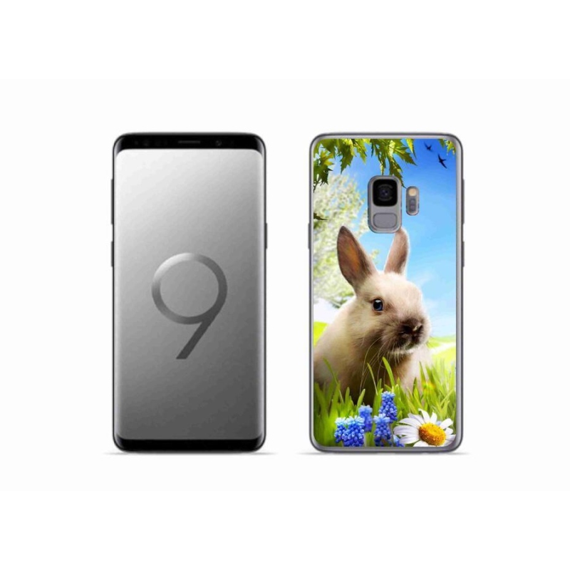 Gelový kryt mmCase na mobil Samsung Galaxy S9 - zajíček