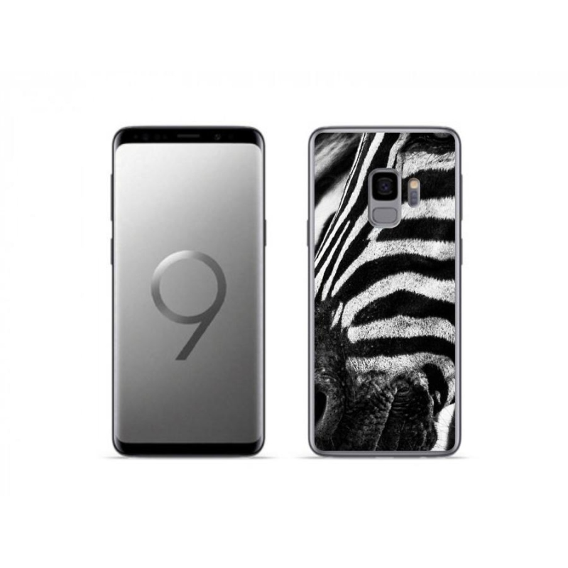 Gelový kryt mmCase na mobil Samsung Galaxy S9 - zebra