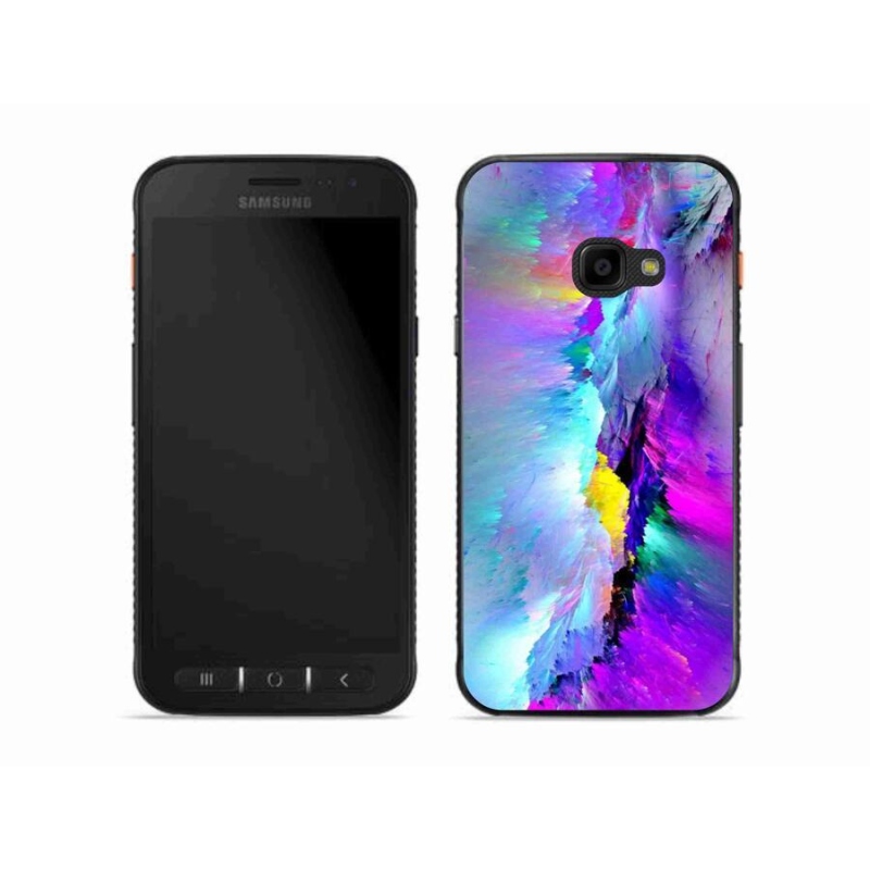 Gelový kryt mmCase na mobil Samsung Galaxy Xcover 4S - abstrakt