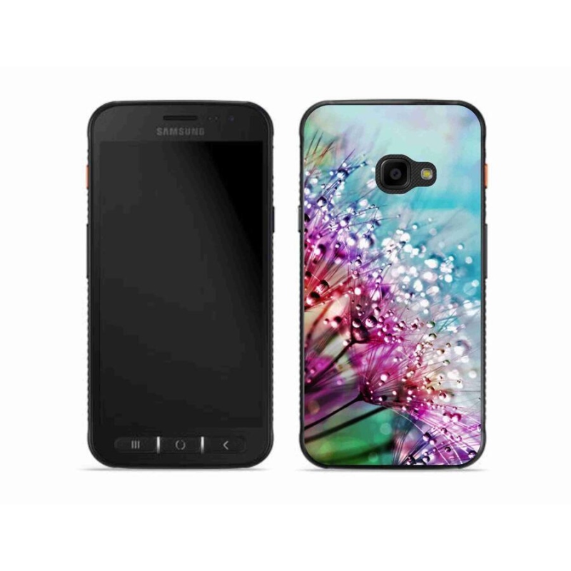 Gelový kryt mmCase na mobil Samsung Galaxy Xcover 4S - barevné květy