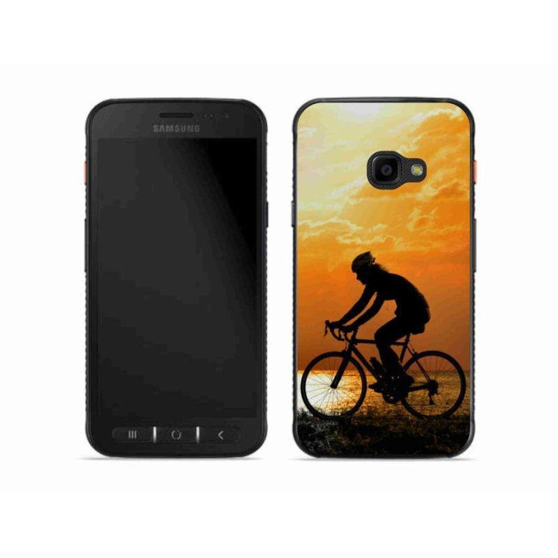 Gelový kryt mmCase na mobil Samsung Galaxy Xcover 4S - cyklovýlet