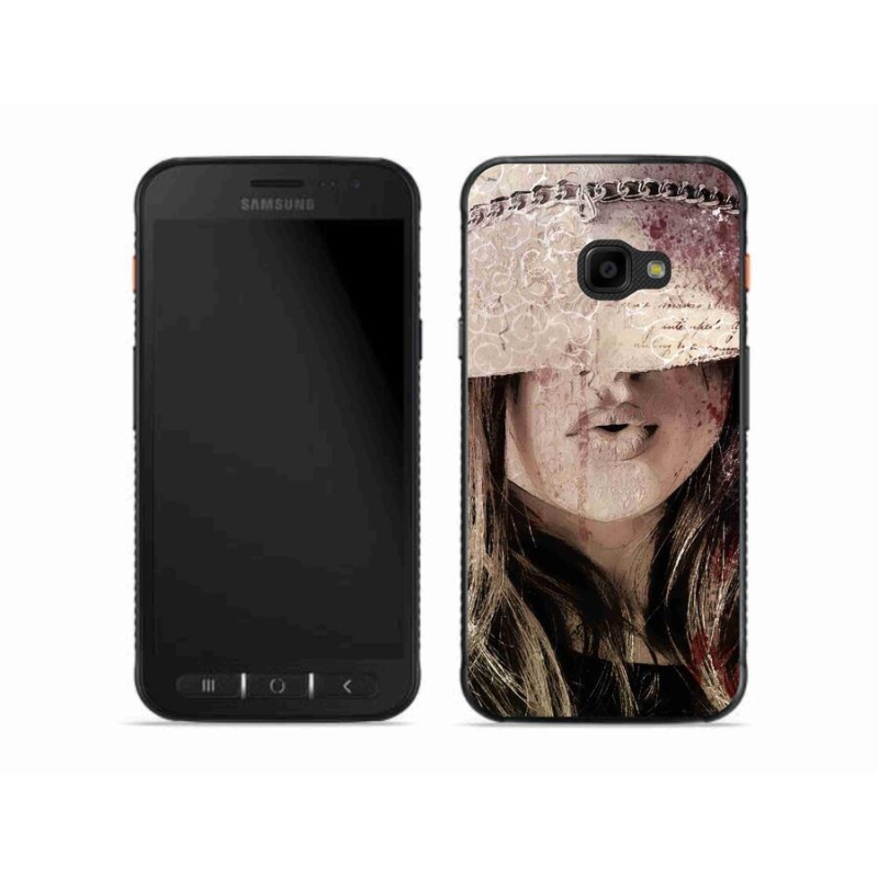 Gelový kryt mmCase na mobil Samsung Galaxy Xcover 4S - dívka