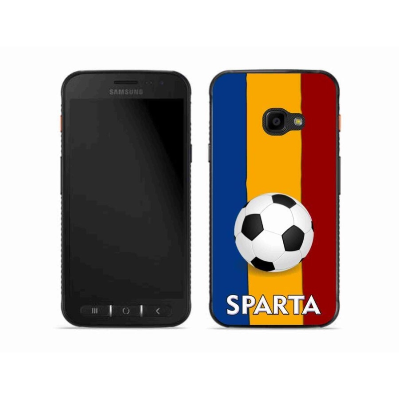 Gelový kryt mmCase na mobil Samsung Galaxy Xcover 4S - fotbal 1
