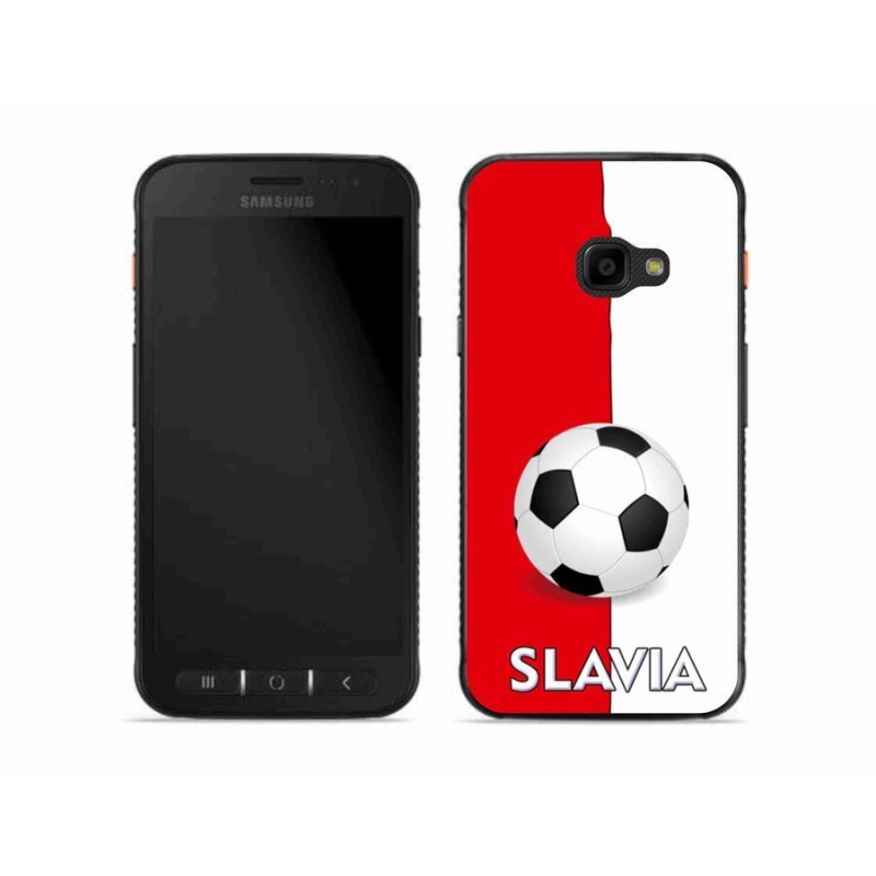 Gelový kryt mmCase na mobil Samsung Galaxy Xcover 4S - fotbal 2