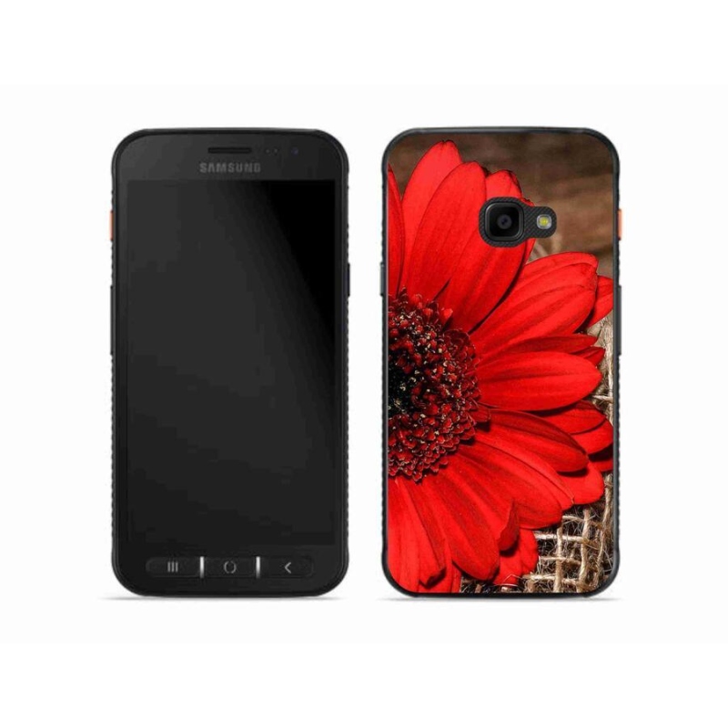 Gelový kryt mmCase na mobil Samsung Galaxy Xcover 4S - gerbera
