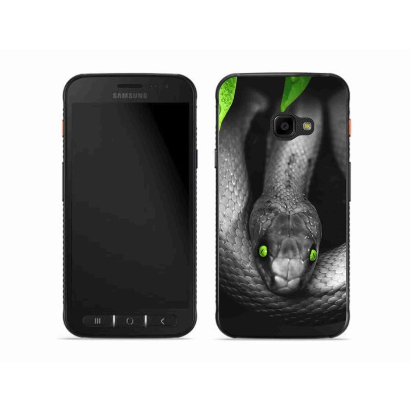 Gelový kryt mmCase na mobil Samsung Galaxy Xcover 4S - had
