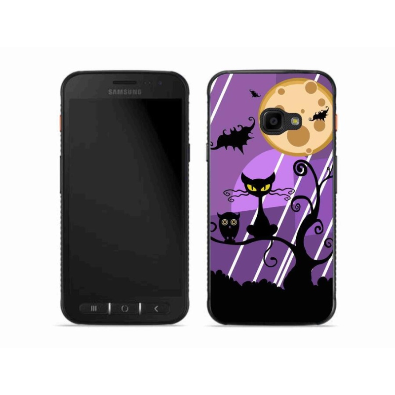 Gelový kryt mmCase na mobil Samsung Galaxy Xcover 4S - halloween