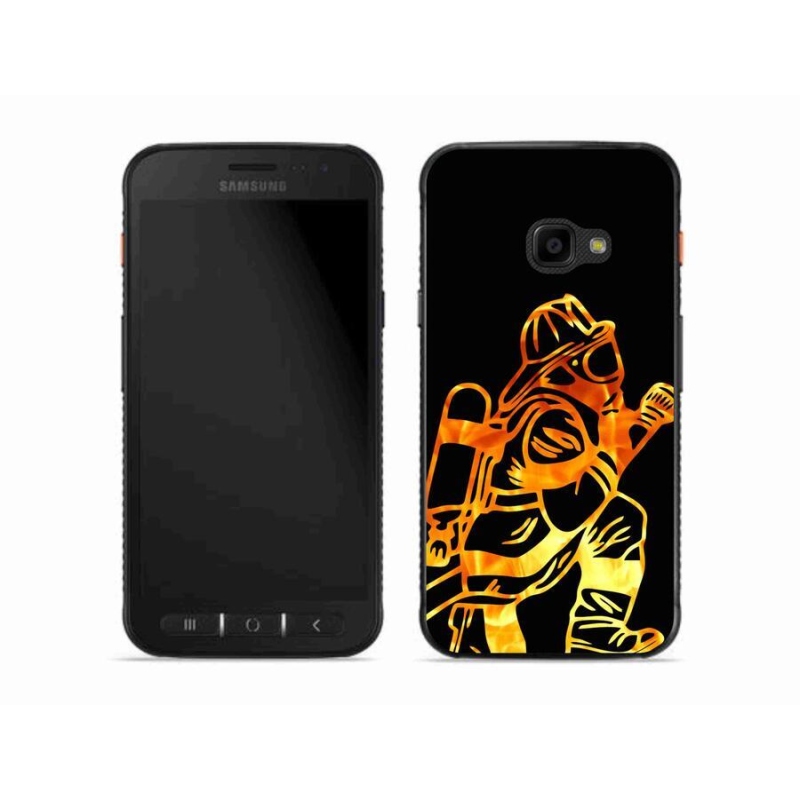 Gelový kryt mmCase na mobil Samsung Galaxy Xcover 4S - hasič 1