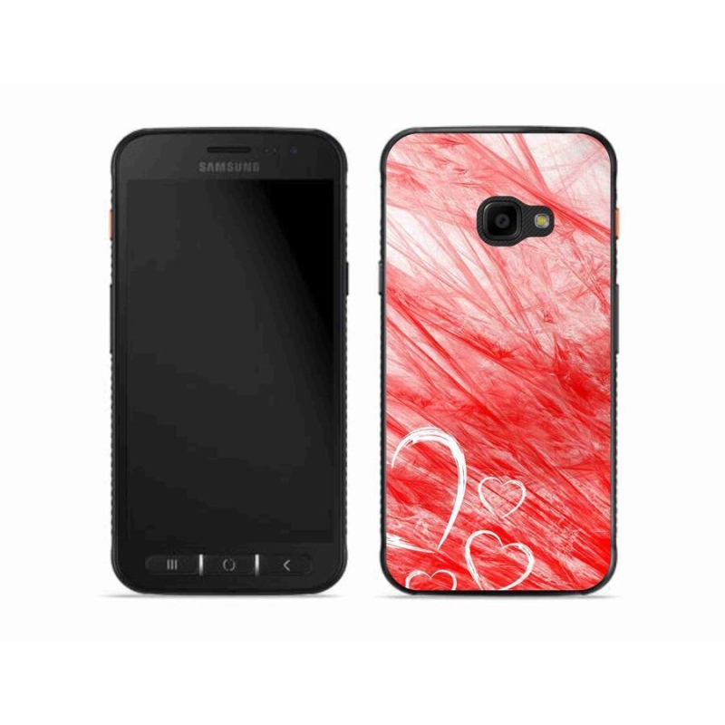 Gelový kryt mmCase na mobil Samsung Galaxy Xcover 4S - heart