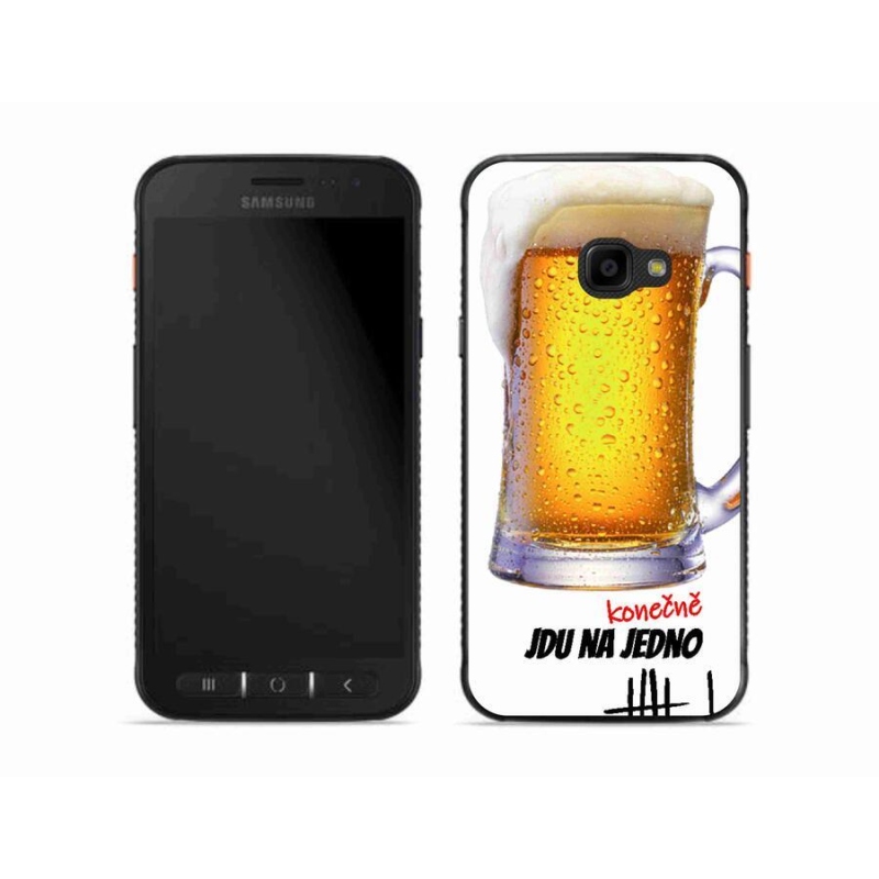 Gelový kryt mmCase na mobil Samsung Galaxy Xcover 4S - jdu na jedno