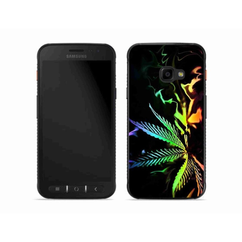 Gelový kryt mmCase na mobil Samsung Galaxy Xcover 4S - konopí 2