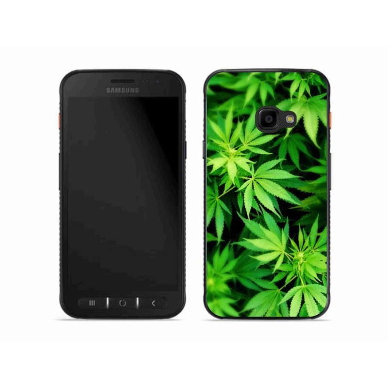 Gelový kryt mmCase na mobil Samsung Galaxy Xcover 4S - konopí 3