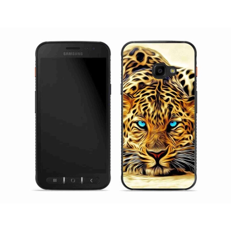Gelový kryt mmCase na mobil Samsung Galaxy Xcover 4S - kreslený tygr