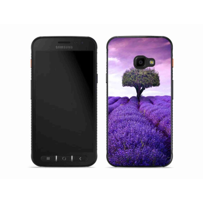 Gelový kryt mmCase na mobil Samsung Galaxy Xcover 4S - levandulová louka