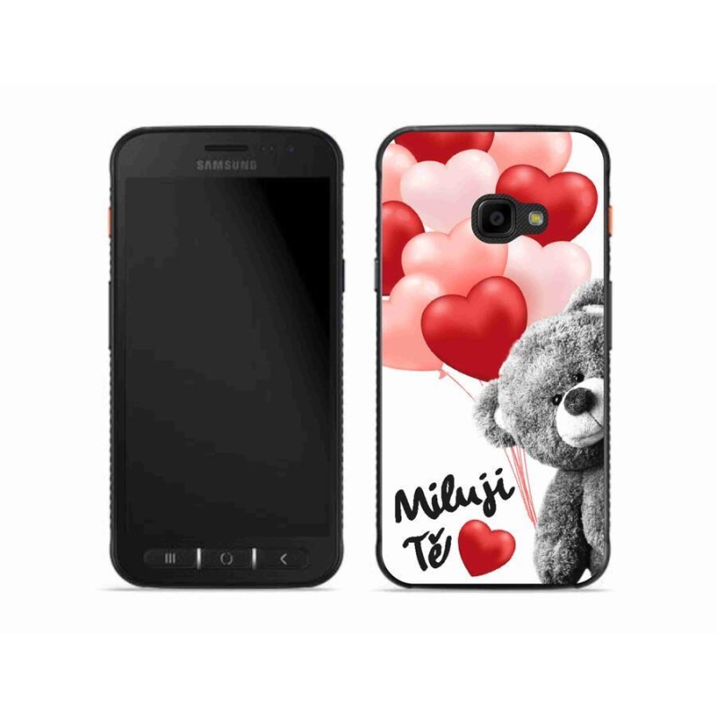 Gelový kryt mmCase na mobil Samsung Galaxy Xcover 4S - miluji Tě