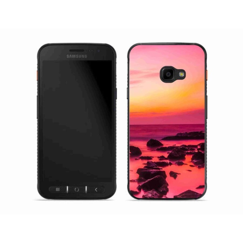 Gelový kryt mmCase na mobil Samsung Galaxy Xcover 4S - moře a záře