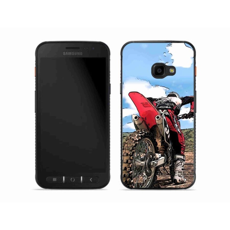 Gelový kryt mmCase na mobil Samsung Galaxy Xcover 4S - moto