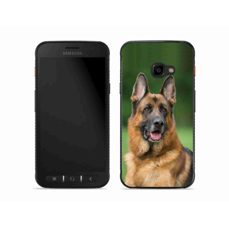 Gelový kryt mmCase na mobil Samsung Galaxy Xcover 4S - německý ovčák