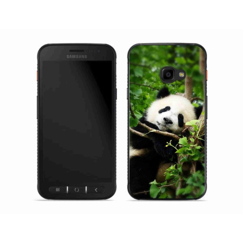 Gelový kryt mmCase na mobil Samsung Galaxy Xcover 4S - panda