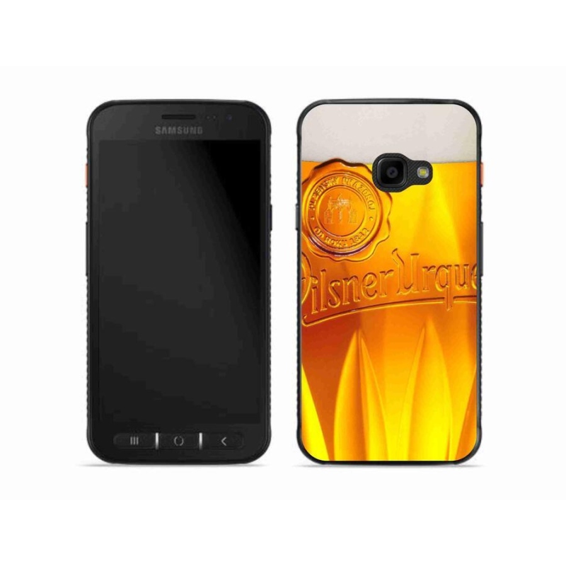 Gelový kryt mmCase na mobil Samsung Galaxy Xcover 4S - pivo