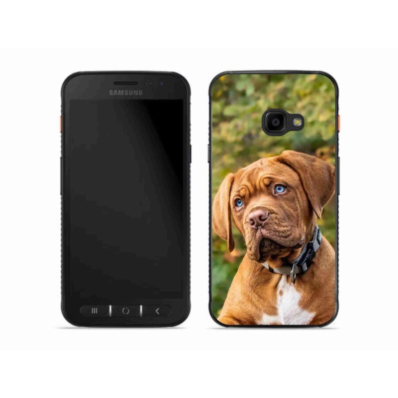 Gelový kryt mmCase na mobil Samsung Galaxy Xcover 4S - štěně