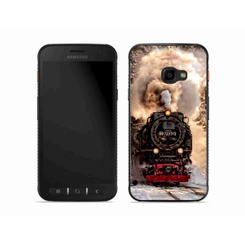 Gelový kryt mmCase na mobil Samsung Galaxy Xcover 4S - vlak