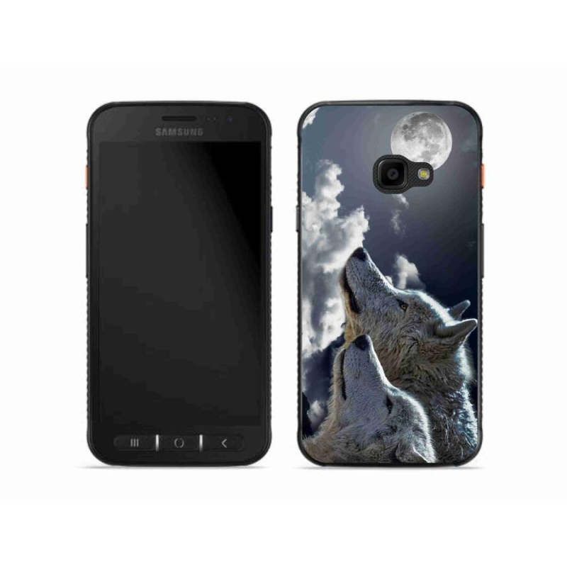 Gelový kryt mmCase na mobil Samsung Galaxy Xcover 4S - vlci