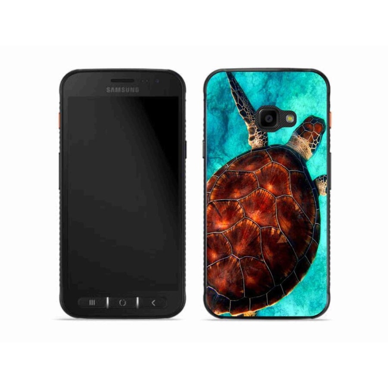 Gelový kryt mmCase na mobil Samsung Galaxy Xcover 4S - želva