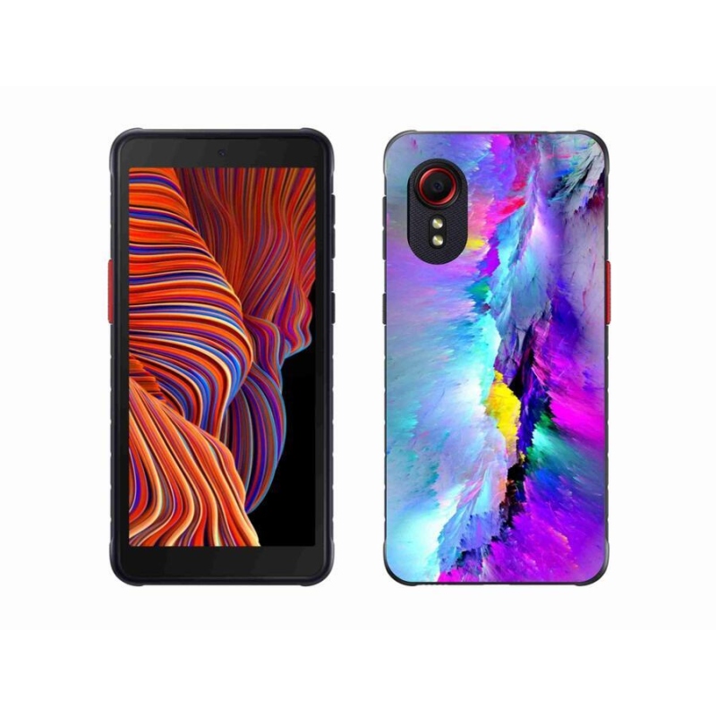 Gelový kryt mmCase na mobil Samsung Galaxy Xcover 5 - abstrakt