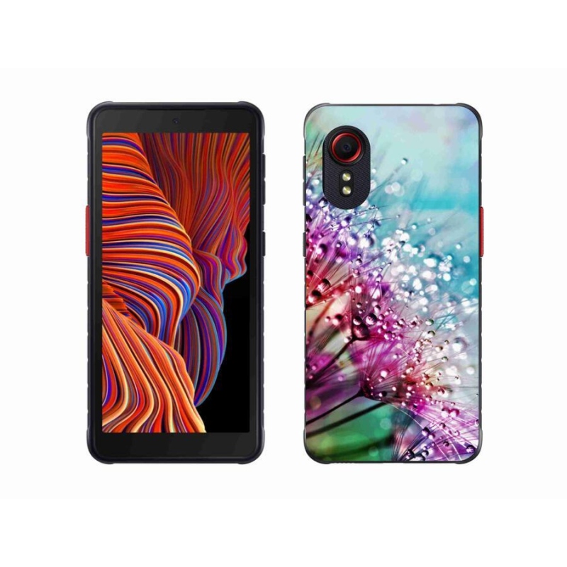 Gelový kryt mmCase na mobil Samsung Galaxy Xcover 5 - barevné květy
